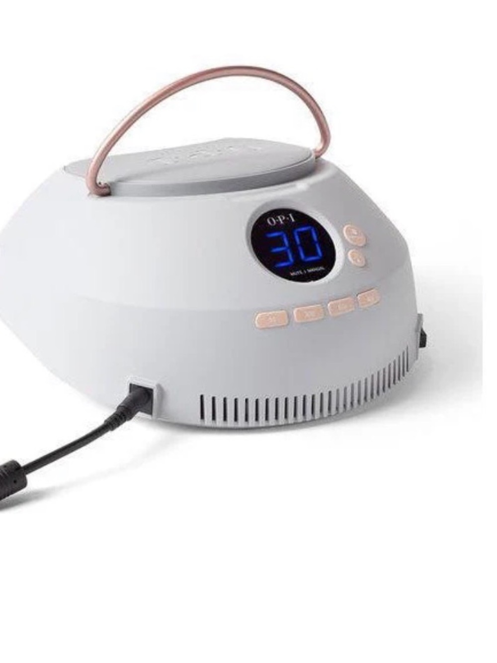 OPI LED Nail Lamp in White with Rose Gold Accents